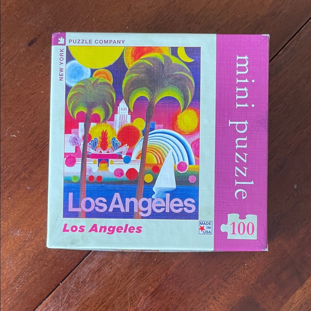 Los Angeles Mini Puzzle - Vibrant Multicolor